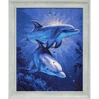 Свидание дельфинов Алмазная вышивка мозаика Гранни