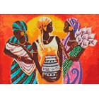 Раскладка Африканские женщины Алмазная вышивка мозаика Гранни
