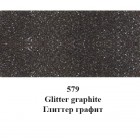 579 Графит С глиттерами Краска для ткани Marabu ( Марабу ) Textil Glitter
