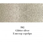 582 Серебро С глиттерами Краска для ткани Marabu ( Марабу ) Textil Glitter
