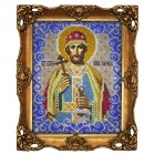 Святой Борис Набор для частичной вышивки бисером Вышиваем бисером