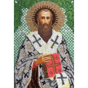 Святой Василий Набор для частичной вышивки бисером Вышиваем бисером