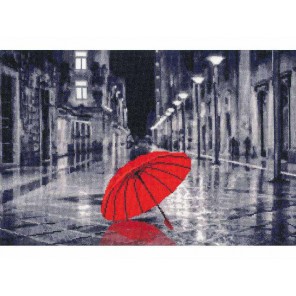 Красный зонтик Набор для вышивания Золотое Руно