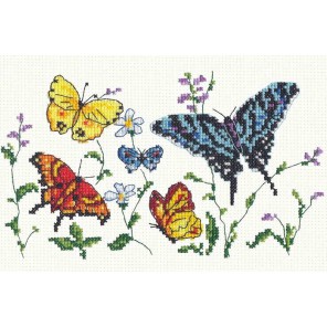 Танец бабочек-1 Набор для вышивания Чудесная игла