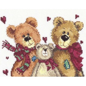 Три медведя Набор для вышивания Чудесная игла