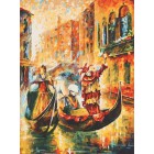 Венецианская гондола Раскраска картина по номерам акриловыми красками на холсте Белоснежка