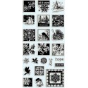 Зимние 98778 Штампы прозрачные для скрапбукинга, кардмейкинга Inkadinkado