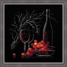 Натюрморт с красным вином Набор для вышивания Риолис