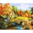 Осень в Баварии Раскраска картина по номерам акриловыми красками на холсте 