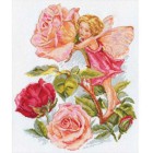 Фея розового сада Набор для вышивания Алиса
