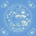 Лесные друзья Трафарет 33х33 см Marabu