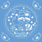 Лесные друзья Трафарет 33х33 см Marabu