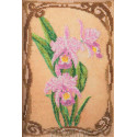 Грациозные орхидеи Набор для вышивки бисером Кроше