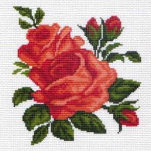 Розы Ткань с рисунком Матренин посад
