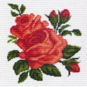 Розы Канва с рисунком для вышивки Матренин посад