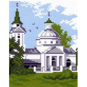 Церковь Ткань с рисунком Матренин посад