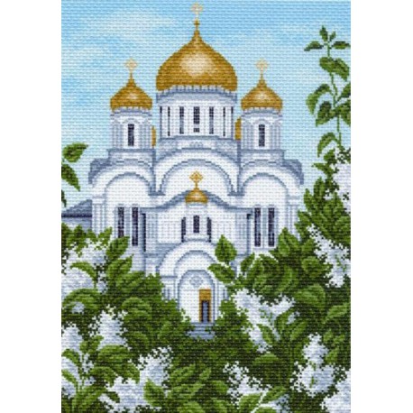 Преображенский собор Ткань с рисунком Матренин посад