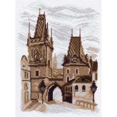 Прага Ткань с рисунком Матренин посад