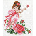 Фея роз Канва с рисунком для вышивки Матренин посад