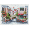 Венецианский мостик Канва с рисунком для вышивки Матренин посад