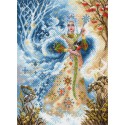 Волшебница зима Канва с рисунком для вышивки Матренин посад