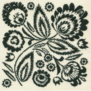 Таинственный Цветок Ткань с рисунком Матренин посад
