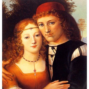 Любовь Ромео и Джульеты Ткань с рисунком Матренин посад