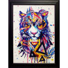 Готовая картина Магический тигр Алмазная вышивка мозаика Гранни