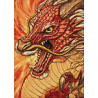 Раскладка Китайский дракон Алмазная вышивка мозаика Гранни