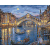 Венецианская ночь Раскраска ( картина ) по номерам на холсте Белоснежка