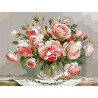 Бельгийские розы Раскраска картина по номерам на холсте