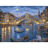 Ночь в Венеции Раскраска картина по номерам на холсте