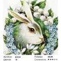 Весна пришла Раскраска - открытка по номерам с декором Color Kit