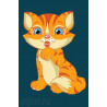 СX3214 Котёнок Рыжик Раскраска картина по номерам на холсте