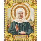 Святая Матрона Московская Канва с рисунком для вышивки бисером Конек