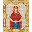 Покров Пресвятой Богородицы Канва с рисунком для вышивки бисером Конек
