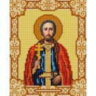 Святой Игорь Канва с рисунком для вышивки бисером Конек