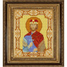 Пример оформления в рамке Святой Вячеслав Канва с рисунком для вышивки бисером Конек 9172
