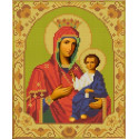 Иверская Богородица Канва с рисунком для вышивки бисером Конек