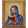Пример оформления в рамке Богородица Калужская Канва с рисунком для вышивки бисером Конек 9246