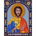 Святой Евгений Канва с рисунком для вышивки бисером Конек