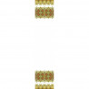 Пример оформления в рамке Рушник свадебный 1 Канва с рисунком для вышивки бисером Конек 9401