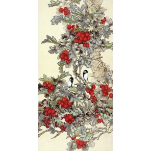 Лесные ягоды Канва с рисунком для вышивки бисером Конек