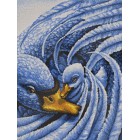 Лебеди Канва с рисунком для вышивки бисером Конек