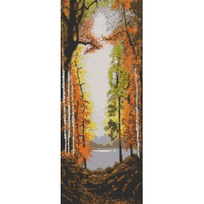 Осень Канва с рисунком для вышивки бисером Конек