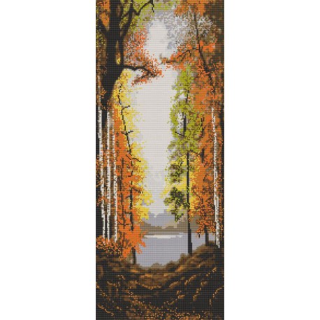Осень Канва с рисунком для вышивки бисером Конек