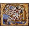 Пример оформления в рамке Египетская Канва с рисунком для вышивки бисером Конек 9826
