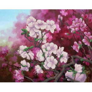 Весенний цвет Канва с рисунком для вышивки бисером Конек