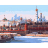 Панорама Москвы Раскраска по номерам на холсте Color Kit CG648