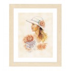  Lady with hat Набор для вышивания LanArte PN-0162297